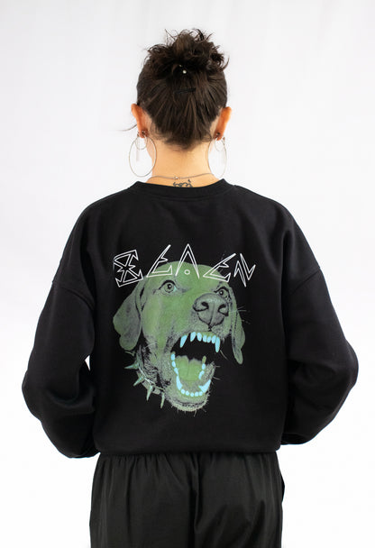 Buzo negro descapotado SABUESOS