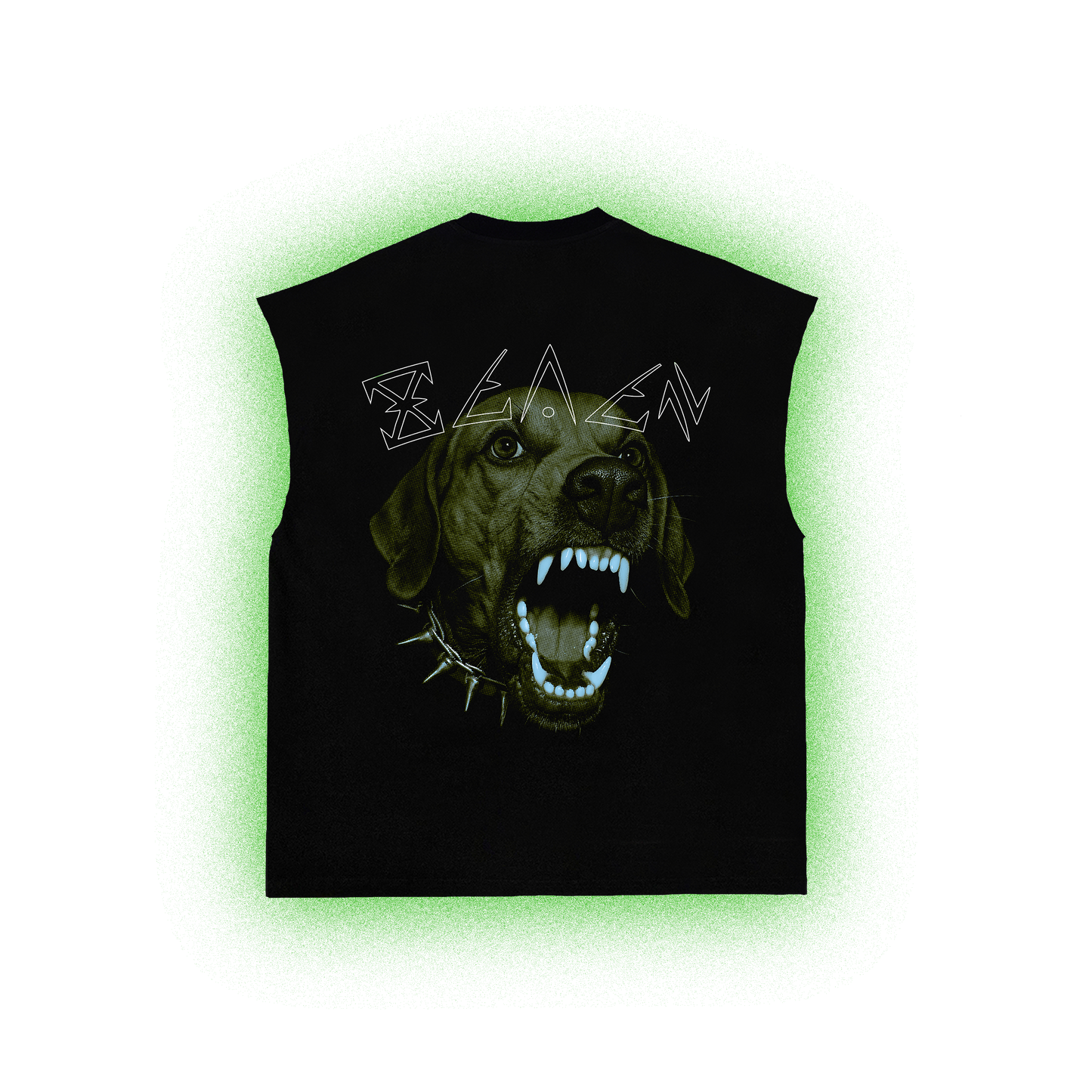 Básico/Tank negro ZEVEN oversized 100% algodon