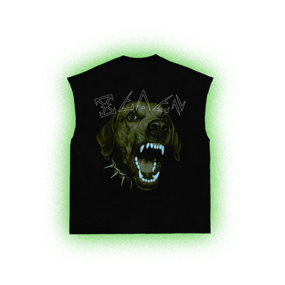 Básico/Tank negro ZEVEN oversized 100% algodon